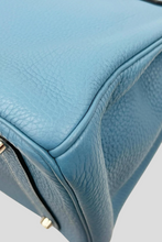 Load image into Gallery viewer, Blue Jean PHW Birkin 35 Togo Leather Bag by Hermès
