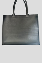 Load image into Gallery viewer, Black Leather Large Book Tote by Dior
