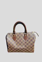 Load image into Gallery viewer, Brown GHW Vintage Speedy 25 Damier Ebene Bag by Louis Vuitton
