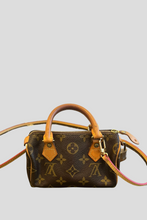 Load image into Gallery viewer, Brown GHW Vintage Nano Speedy Monogram Canvas by Louis Vuitton
