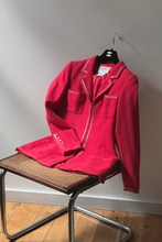 Load image into Gallery viewer, Crimson Runway Tweed Jacket Size FR 38 by Chanel
