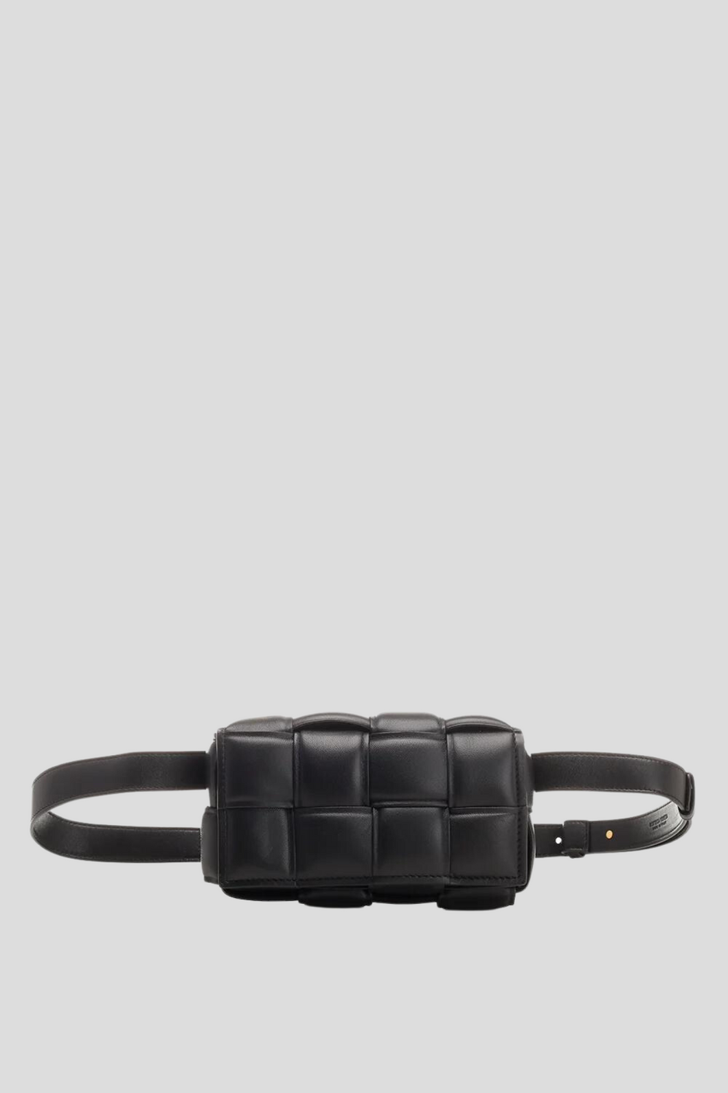 Black Small Cassette Belt Bag by Bottega Veneta