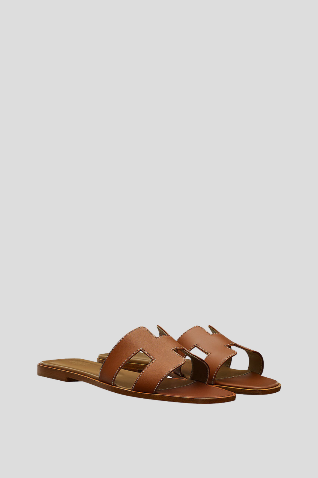 Gold Oran Sandal Size 37.5 / UK 4.5 by Hermès