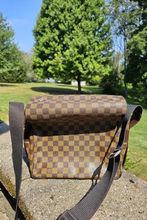 Load image into Gallery viewer, Brown Naviglio Damier Ebene Shoulder Bag by Louis Vuitton
