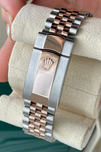 Load image into Gallery viewer, Datejust Chocolate Dial 18K Everose Gold and Stainless Steel Watch by Rolex
