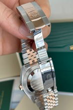 Load image into Gallery viewer, Datejust Chocolate Dial 18K Everose Gold and Stainless Steel Watch by Rolex
