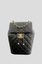 Load image into Gallery viewer, Black GHW Caviar Urban Spirit Backpack by Chanel
