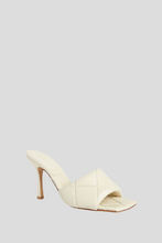 Load image into Gallery viewer, Cream Quilted Leather Lido Mules Size 38.5 / UK 5.5 by Bottega Veneta
