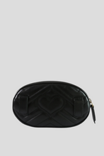 Load image into Gallery viewer, Black GG Marmont Quilted Leather Belt Bag by Gucci
