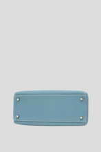 Load image into Gallery viewer, Blue Jean PHW Kelly Retourne 28 Taurillon Clemence Leather Bag by Hermès
