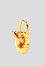 Load image into Gallery viewer, Gold L&#39;air de Paris 2006 Sailing Yacht Cadena Padlock Charm by Hermès
