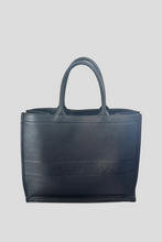 Load image into Gallery viewer, Black Leather Large Book Tote by Dior
