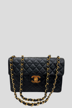 Load image into Gallery viewer, Black GHW Calfskin Vintage Classic Maxi Single Flap Bag by Chanel
