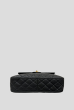 Load image into Gallery viewer, Black GHW Caviar Vintage Large Camera Flap Bag by Chanel
