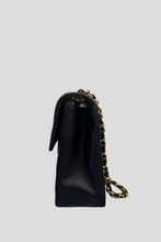 Load image into Gallery viewer, Black GHW Calfskin Vintage Classic Maxi Single Flap Bag by Chanel
