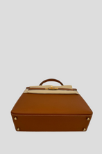 Load image into Gallery viewer, Gold GHW Kelly Sellier 28 Epsom Leather Bag by Hermès
