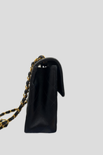 Load image into Gallery viewer, Black GHW Calfskin Vintage Classic Maxi Single Flap Bag by Chanel
