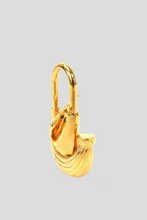 Load image into Gallery viewer, Gold L&#39;air de Paris 2006 Sailing Yacht Cadena Padlock Charm by Hermès
