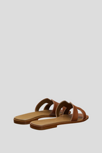 Load image into Gallery viewer, Gold Oran Sandal Size 37.5 / UK 4.5 by Hermès
