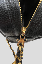 Load image into Gallery viewer, Black GHW Caviar Vintage Large Camera Flap Bag by Chanel
