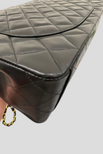 Load image into Gallery viewer, Black GHW Calfskin Vintage Classic Maxi Single Flap Bag by Chanel
