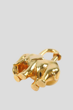 Load image into Gallery viewer, Gold L&#39;Exotisme 1988 Elephant Cadena Padlock Charm by Hermès
