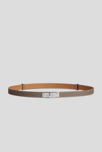 Load image into Gallery viewer, Etoupe PHW Kelly 18 Belt by Hermès
