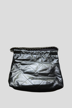 Load image into Gallery viewer, Black AWHW Chanel 22 Small Shiny Calfskin Bag by Chanel
