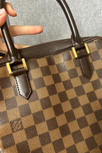 Load image into Gallery viewer, Brown GHW Vintage Brera Damiere Ebene Tote Bag by Louis Vuitton
