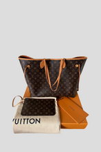 Load image into Gallery viewer, Brown Neverfull GM Monogram Canvas Tote Bag by Louis Vuitton
