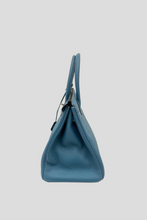 Load image into Gallery viewer, Blue Jean PHW Birkin 35 Togo Leather Bag by Hermès
