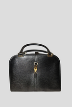 Load image into Gallery viewer, Black GHW Vintage Jackie Top Handle Bag by Gucci
