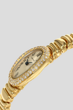 Load image into Gallery viewer, 18K Yellow Gold Double Diamond Baignoire Joaillerie Watch by Cartier
