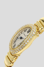 Load image into Gallery viewer, 18K Yellow Gold Double Diamond Baignoire Joaillerie Watch by Cartier
