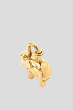 Load image into Gallery viewer, Gold L&#39;Exotisme 1988 Elephant Cadena Padlock Charm by Hermès
