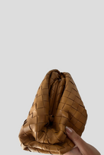 Load image into Gallery viewer, Caramel Intrecciato Leather Classic Pouch by Bottega Veneta
