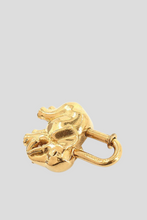 Load image into Gallery viewer, Gold L&#39;Exotisme 1988 Elephant Cadena Padlock Charm by Hermès
