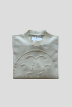 Load image into Gallery viewer, Blanc Naturel Cashmere &quot;H Lift&quot; Long Sleeve Sweater Size 40 / UK 12 by Hermès
