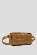 Load image into Gallery viewer, Camel Small Cassette Belt Bag by Bottega Veneta
