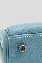 Load image into Gallery viewer, Blue Jean PHW Kelly Retourne 28 Taurillon Clemence Leather Bag by Hermès
