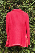 Load image into Gallery viewer, Crimson Runway Tweed Jacket Size FR 38 by Chanel
