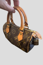 Load image into Gallery viewer, Brown GHW Vintage Nano Speedy Monogram Canvas by Louis Vuitton
