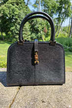 Load image into Gallery viewer, Black GHW Vintage Jackie Top Handle Bag by Gucci
