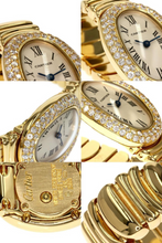 Load image into Gallery viewer, 18K Yellow Gold Double Diamond Baignoire Joaillerie Watch by Cartier
