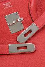 Load image into Gallery viewer, Bougainvillea PHW Birkin 30 Taurillon Clemence Leather Bag by Hermès
