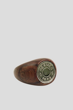 Load image into Gallery viewer, Brown Bijouterie Fantaisie Wood Ring by Hermès
