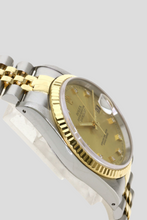 Load image into Gallery viewer, Datejust Champagne Diamond Dial 18K Yellow Gold and Stainless Steel Watch by Rolex
