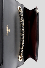 Load image into Gallery viewer, Black GHW Lambskin Trendy CC Wallet On Chain by Chanel
