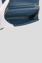 Load image into Gallery viewer, Blue SHW Boy Wallet On Chain by Chanel
