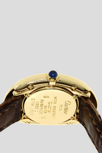 Load image into Gallery viewer, Brown 18K Yellow Gold Baignoire Watch by Cartier
